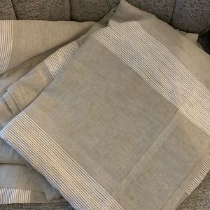 SOLD. Natural sheer curtains